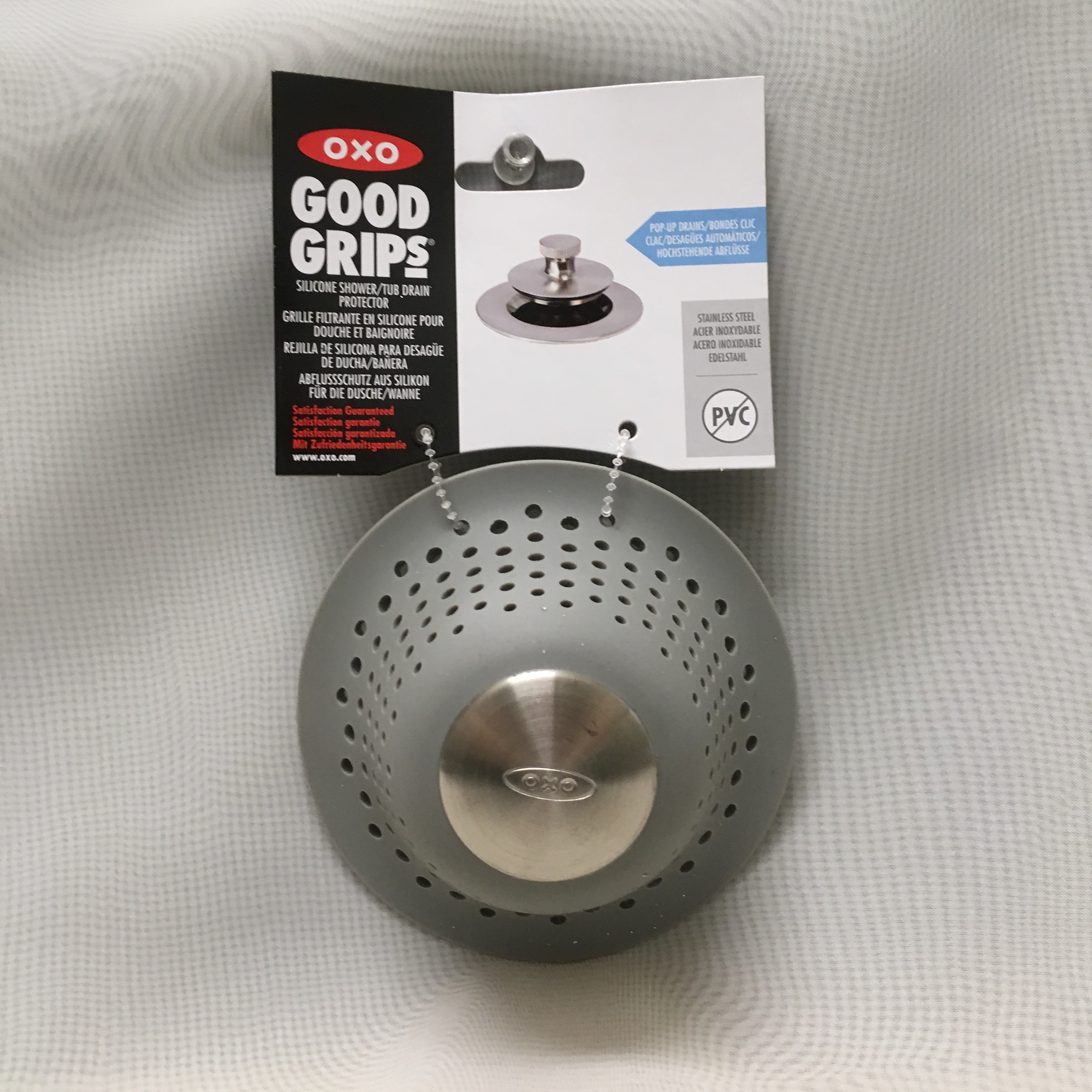 OXO Good Grips Silicone Drain Protector for Bathtub Drains Review 